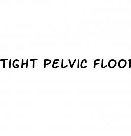 tight pelvic floor muscles male erectile dysfunction