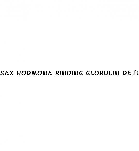 sex hormone binding globulin return to normal after stopping pill