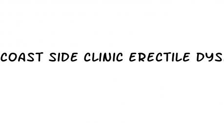 coast side clinic erectile dysfunction