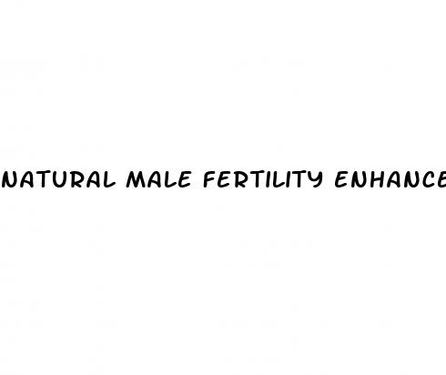 natural male fertility enhancers