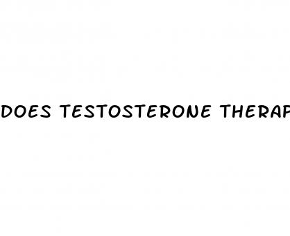 does testosterone therapy help erectile dysfunction