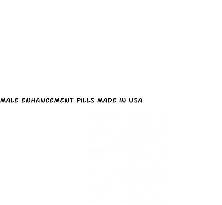 male enhancement pills made in usa