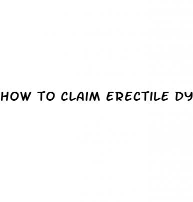 how to claim erectile dysfunction va