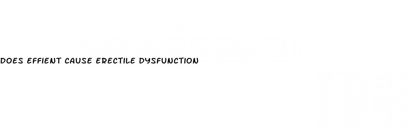 does effient cause erectile dysfunction