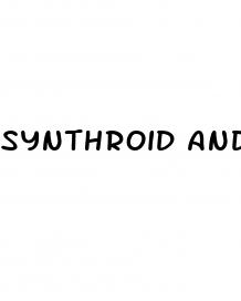 synthroid and erectile dysfunction