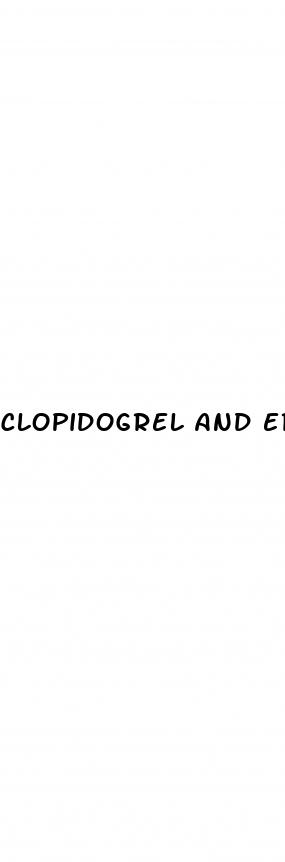 clopidogrel and erectile dysfunction