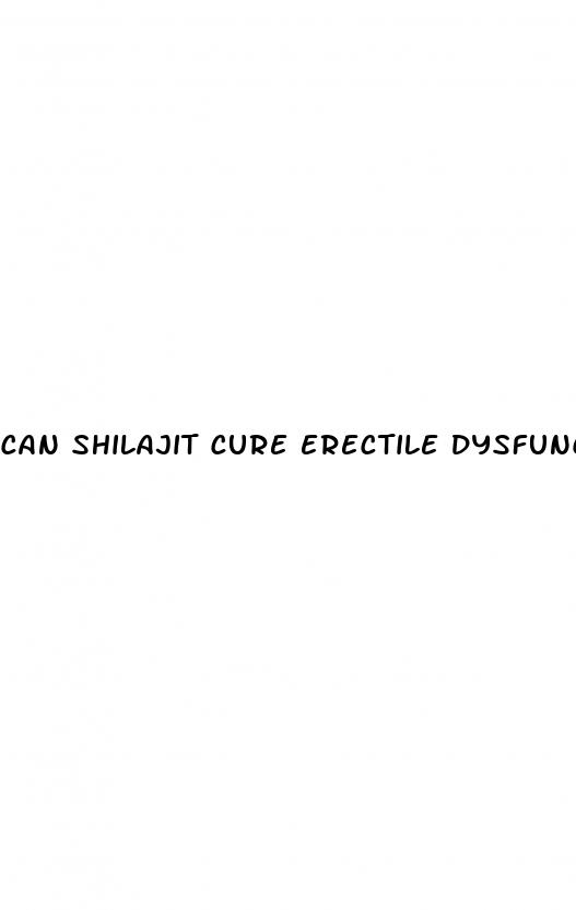 can shilajit cure erectile dysfunction