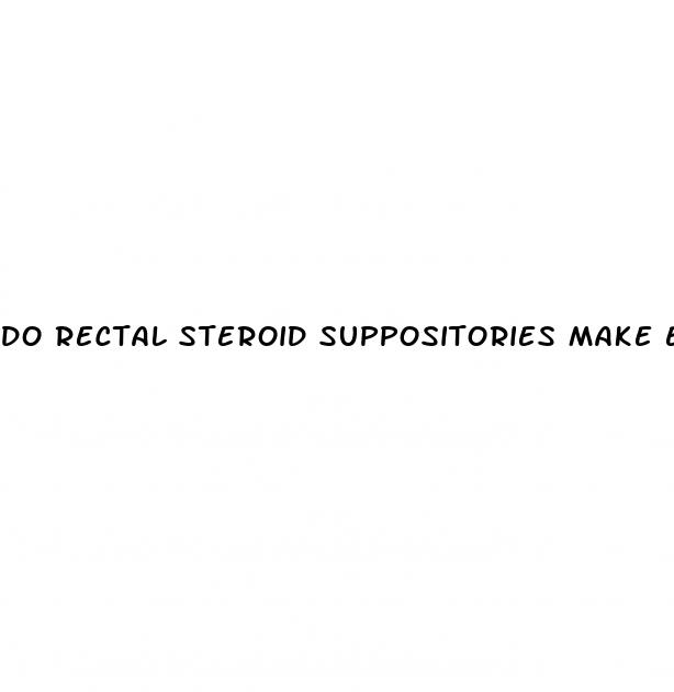 do rectal steroid suppositories make erectile dysfunction