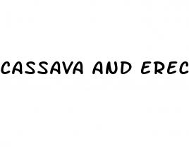 cassava and erectile dysfunction