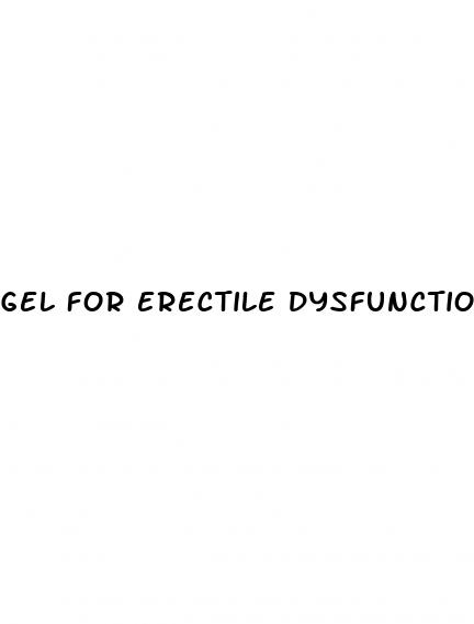 gel for erectile dysfunction uk