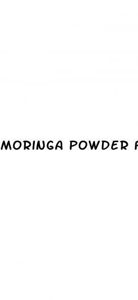 moringa powder for erectile dysfunction