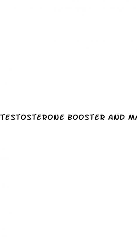 testosterone booster and male enhancement