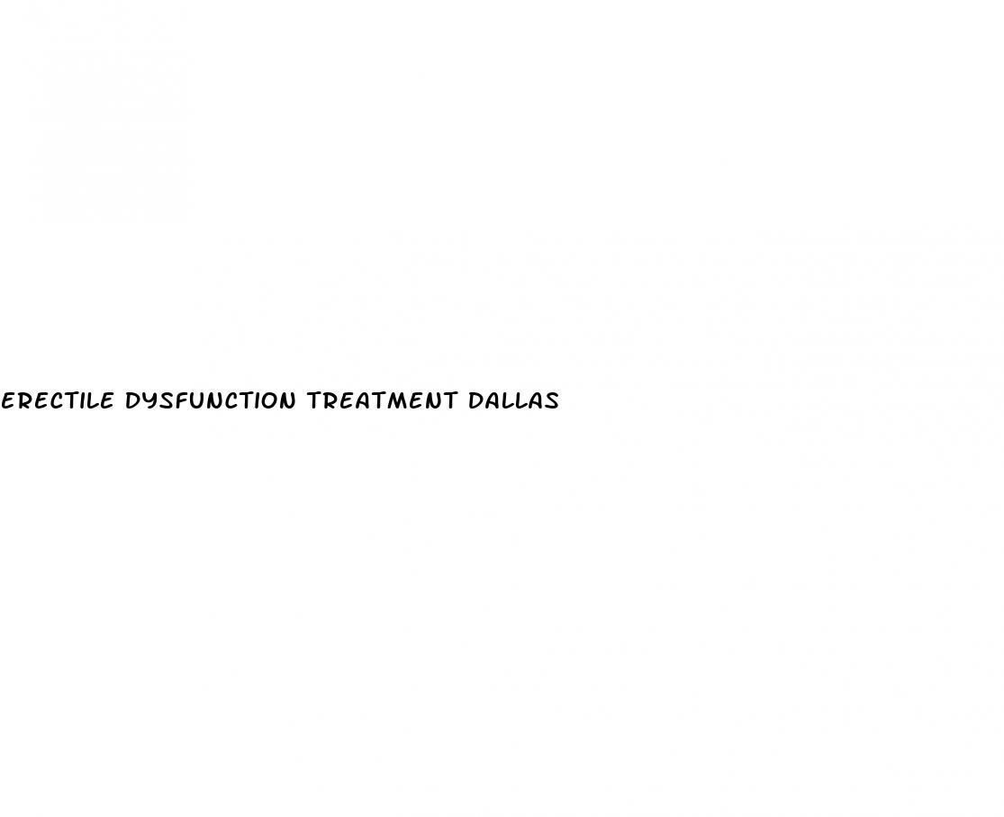 erectile dysfunction treatment dallas