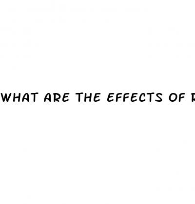 what are the effects of rhino pills