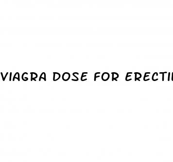 viagra dose for erectile dysfunction