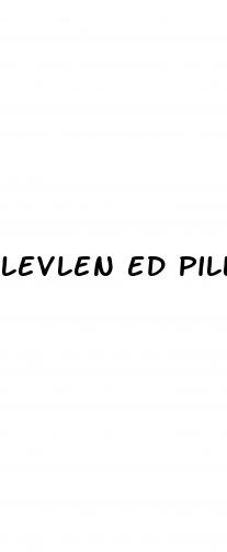 levlen ed pill side effects