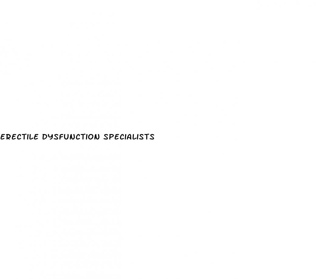 erectile dysfunction specialists