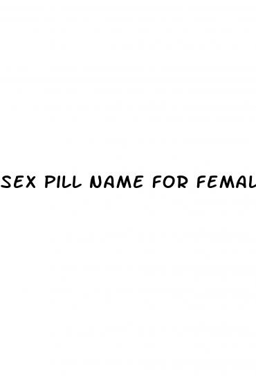 sex pill name for female