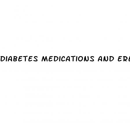 diabetes medications and erectile dysfunction