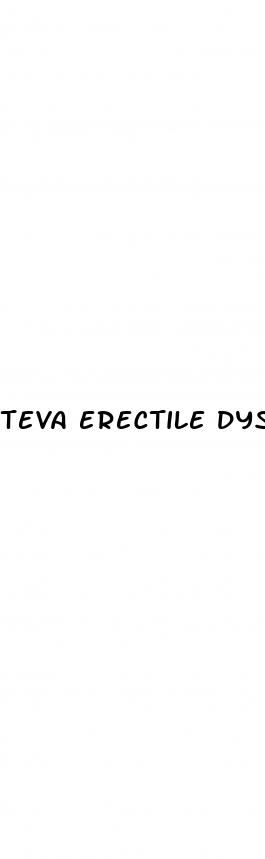 teva erectile dysfunction