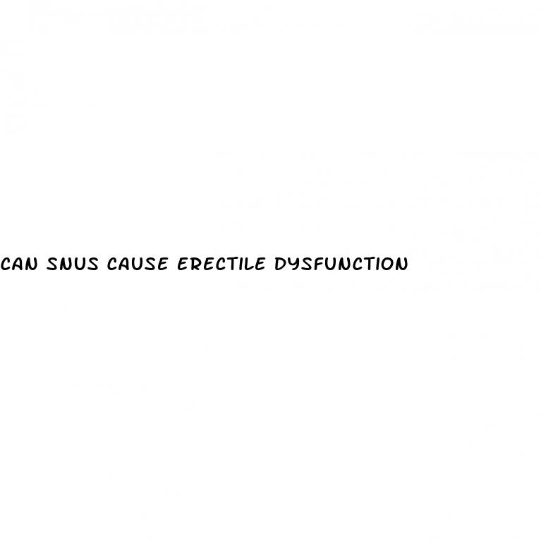 can snus cause erectile dysfunction