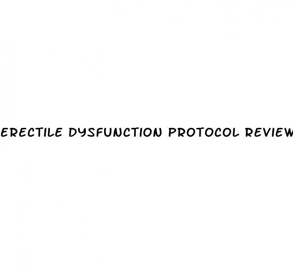 erectile dysfunction protocol review