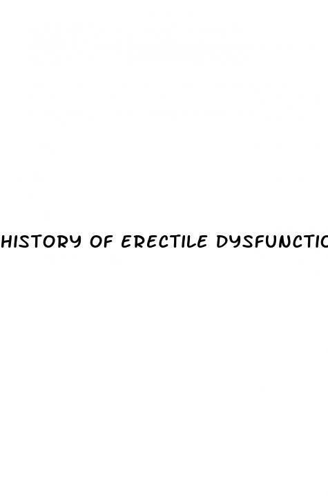 history of erectile dysfunction icd 10