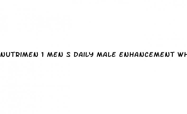 nutrimen 1 men s daily male enhancement when available