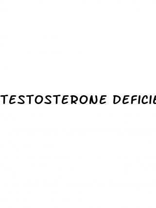 testosterone deficiency and erectile dysfunction