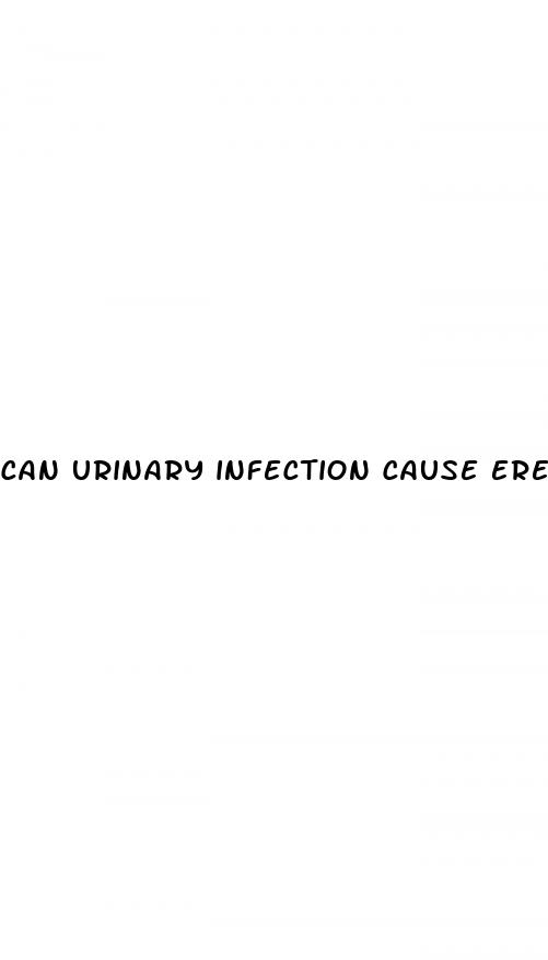 can urinary infection cause erectile dysfunction