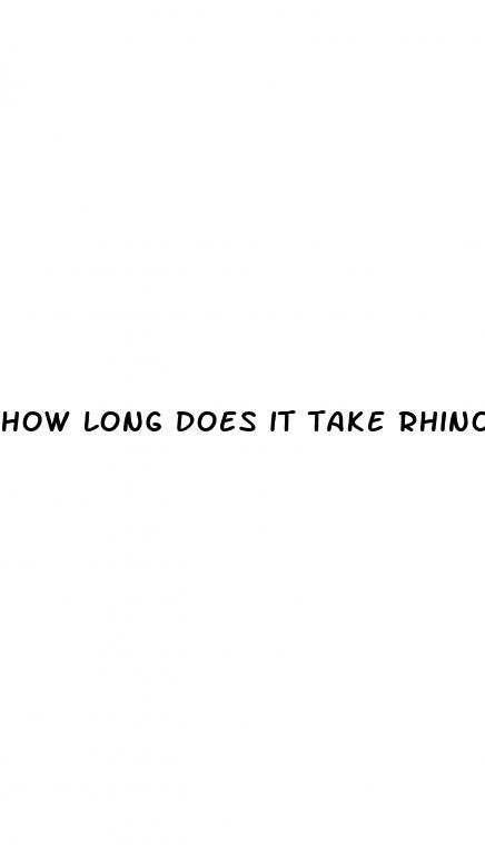 how long does it take rhino pills to kick in