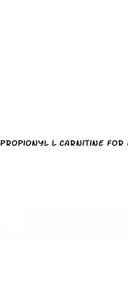 propionyl l carnitine for erectile dysfunction