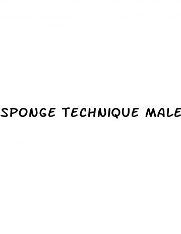 sponge technique male enhancement