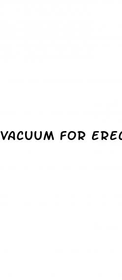 vacuum for erectile dysfunction