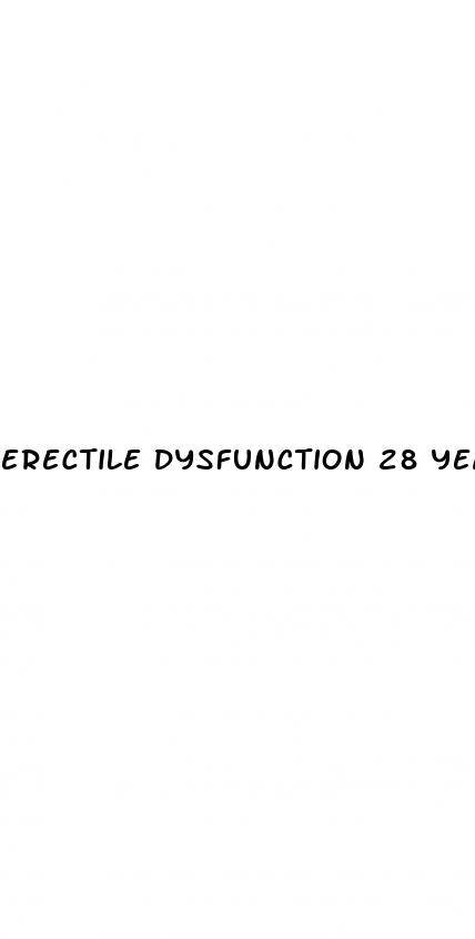 erectile dysfunction 28 years old