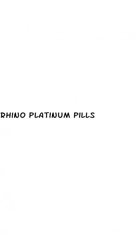 rhino platinum pills