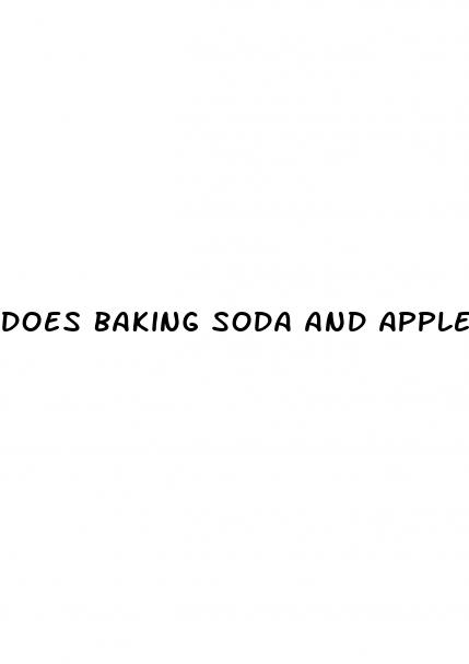 does baking soda and apple cider vinegar help erectile dysfunction