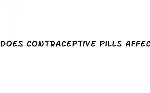 does contraceptive pills affect sex drive