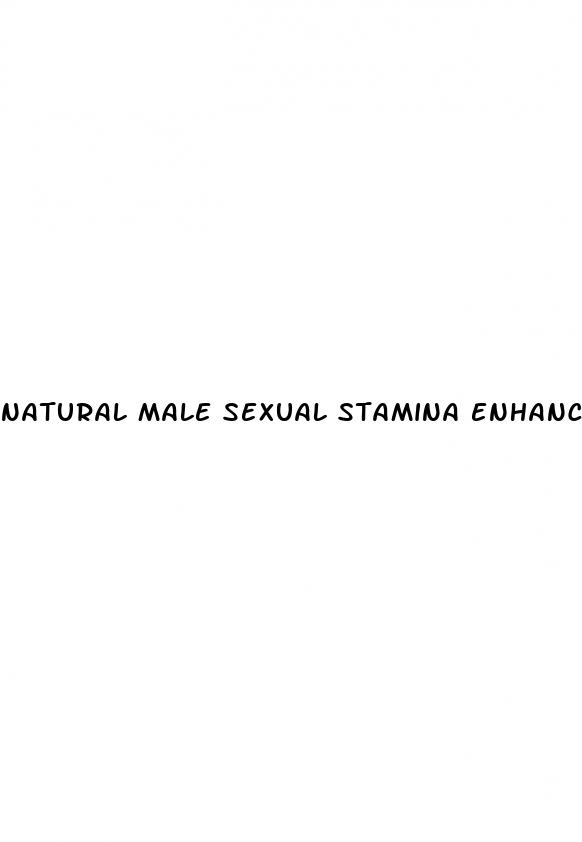 natural male sexual stamina enhancement