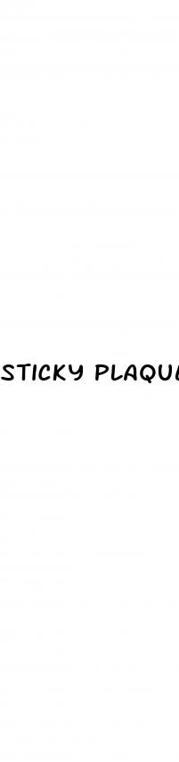 sticky plaque erectile dysfunction