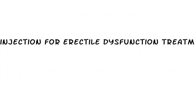 injection for erectile dysfunction treatment