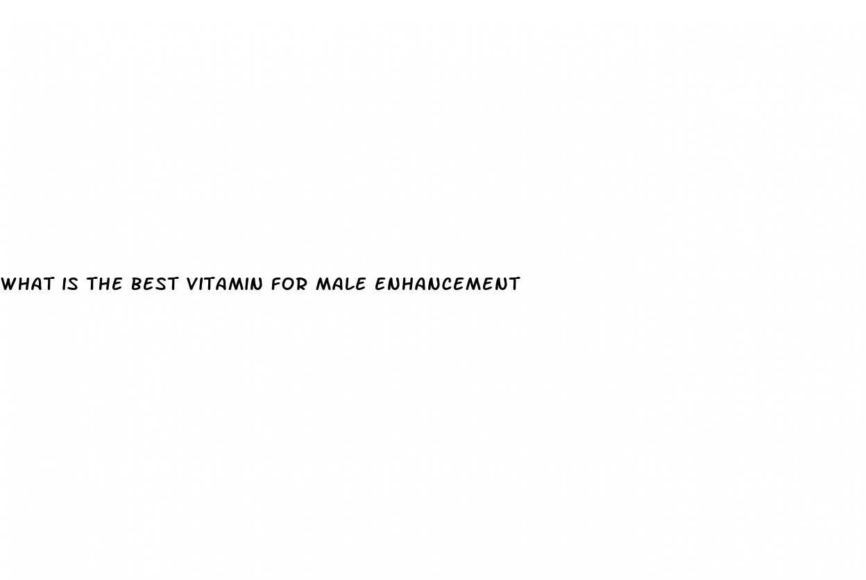 what is the best vitamin for male enhancement