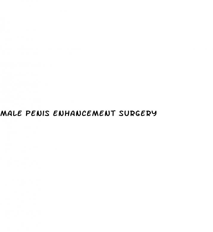 male penis enhancement surgery