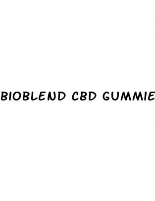 bioblend cbd gummies for ed