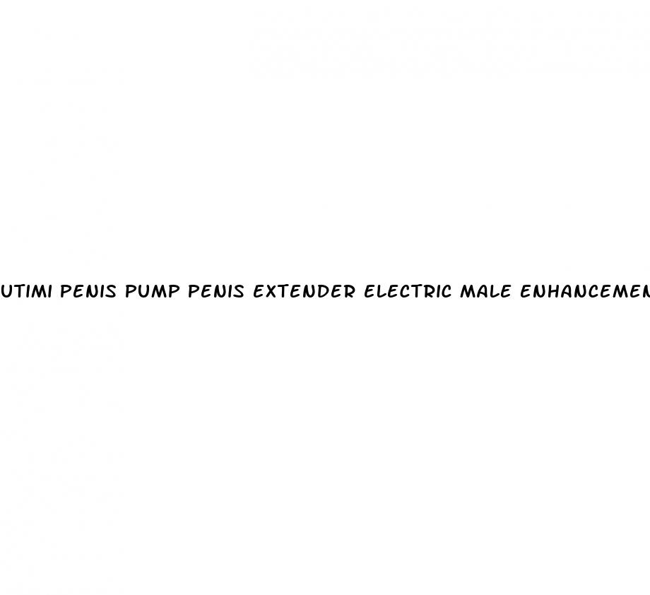 utimi penis pump penis extender electric male enhancement