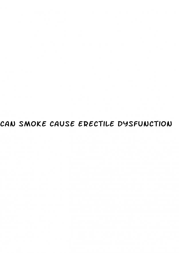 can smoke cause erectile dysfunction