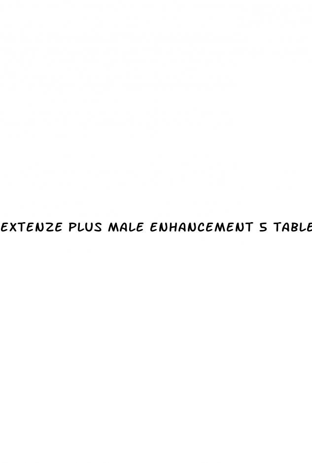 extenze plus male enhancement 5 tablets