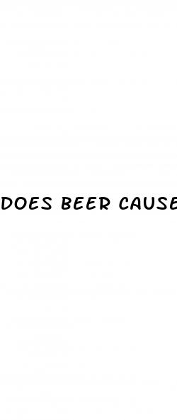 does beer cause erectile dysfunction