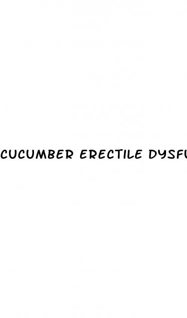 cucumber erectile dysfunction study pdf