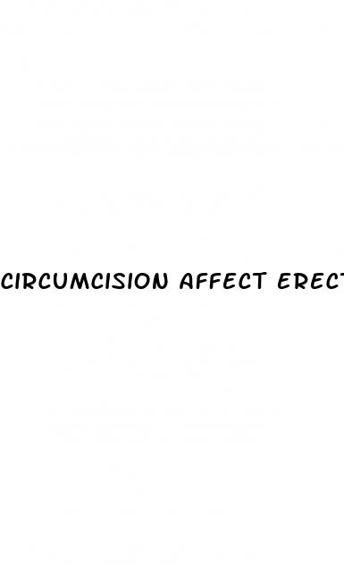 circumcision affect erectile dysfunction